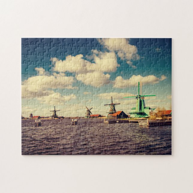 Netherlands Windmill Jigsaw Puzzle (Horizontal)