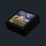 Netherlands Windmill Landscape Gift Box<br><div class="desc">Beautiful Netherlands Windmill Landscape - Drawing Art Dutch Nature Holland Mill - Choose / Add Your Unique Text / Name - Make Your Special Gift - Resize and move or remove and add elements / image with customization tool ! - Drawing and Design by MIGNED. You can also transfer my...</div>