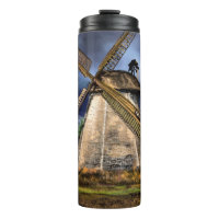 Netherlands Windmill Landscape Thermal Tumbler