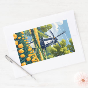 Netherlands Windmills Sticker