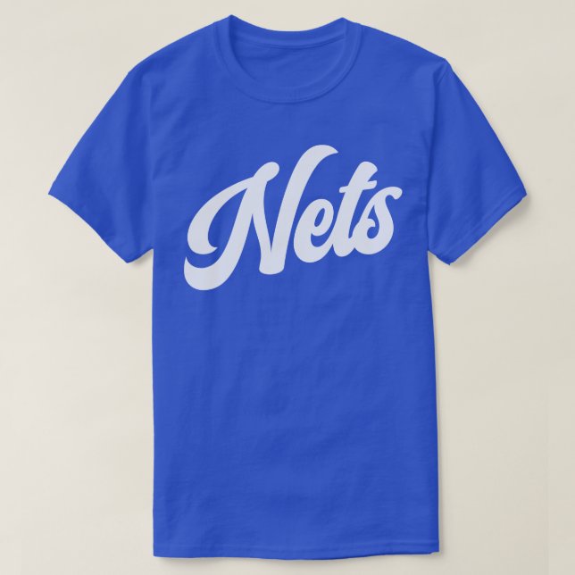 Nets Retro Brooklyn Nets Basketball T-Shirt (Design Front)