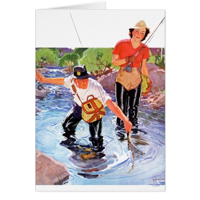 Netting A Fish par R.J. Cavaliere (Devant)