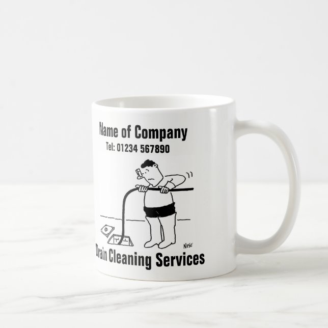 Nettoyage des eaux usées - Mug de dessin (Droite)