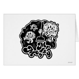 Nettoyage M. Messy en noir et blanc