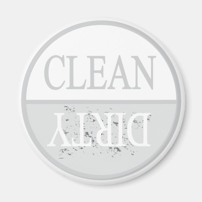Nettoyer aimant lave-vaisselle gris clair sale (Devant)