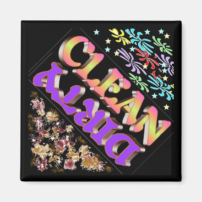 Nettoyer aimant lave-vaisselle sale (Devant)