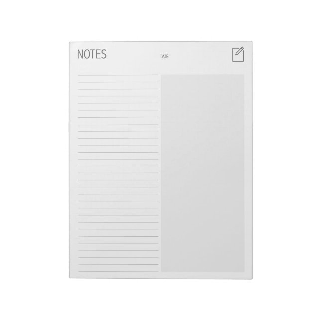 Nettoyer + Bloc-notes simple (Tourné)