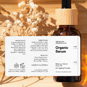 Nettoyer et minimaliste Bouteille à goutte cosméti
