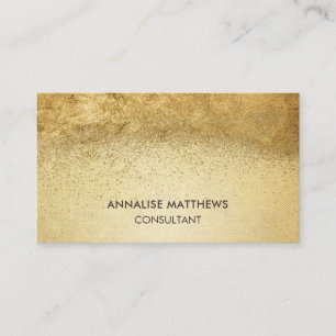 Nettoyer le Carte de visite minimal Vintage Gold S
