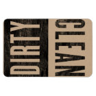 Nettoyer | Magnet de lave-vaisselle style presse-l