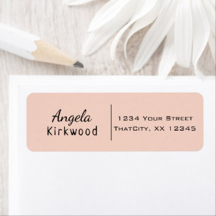 Nettoyer Simple Minimal Informel Décontracté Rose