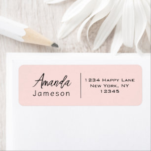 Nettoyer Simple Minimal Informel Décontracté Rose