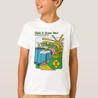 Nettoyez et Green Day ! T-shirt d'enfants