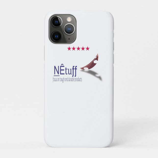 NEtuff – Rugged Tech-Inspired Logo for Phone & Gea Case-Mate iPhone Case (Back)