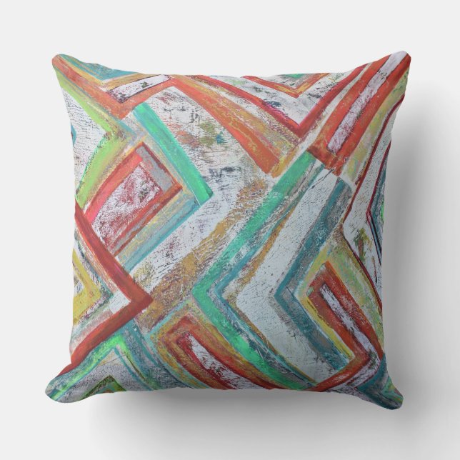 Network 20 x 20 Outdoor Throw Pillow (Front)