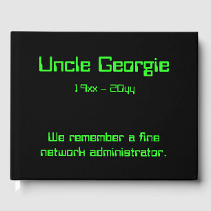 Network Administrator Condolences Guestbook