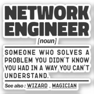 Network Engineer Noun Data Science Geek Student
