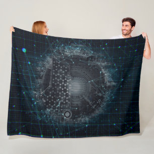 NETWORK FLEECE BLANKET