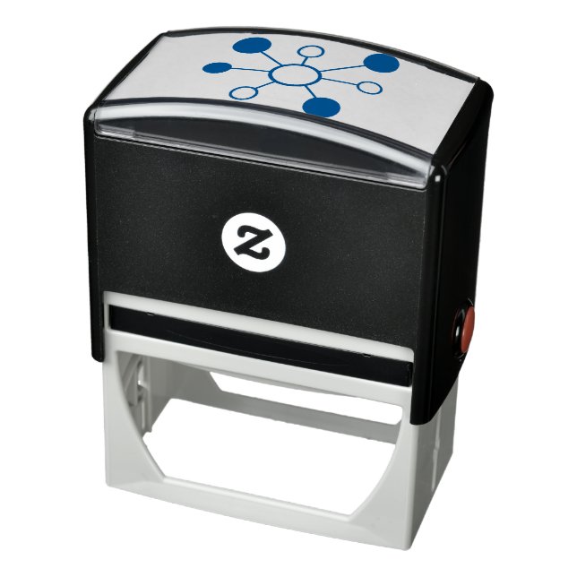 Network hub connect icon self-inking stamp (Product)