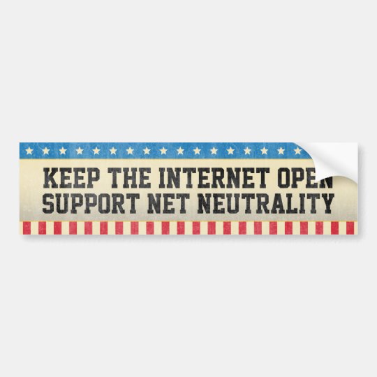 Network Neutrality Bumper Sticker