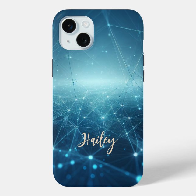 Network of interconnected lines Case-Mate iPhone case (Back)