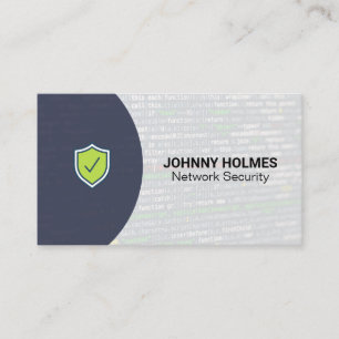 Network Security   Coder   Programmer Business Card