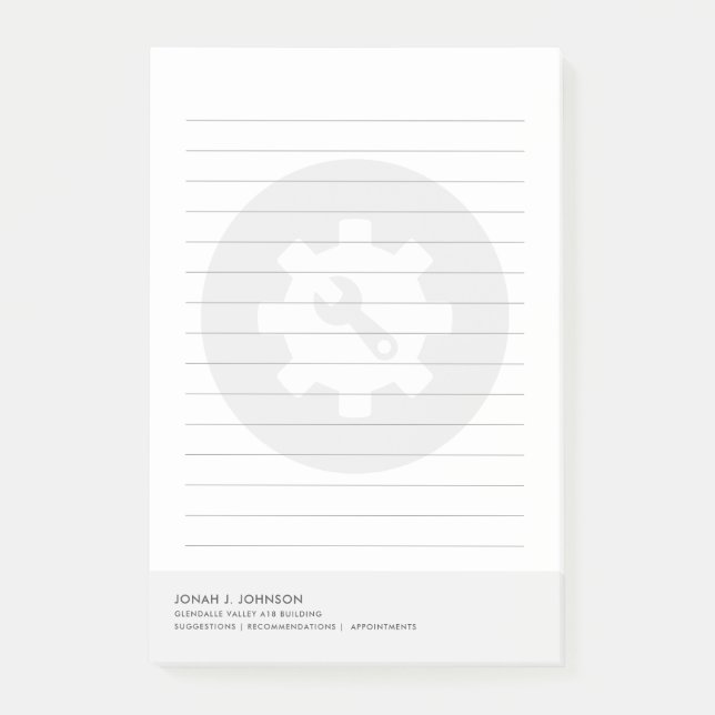 Network Security Engineer | Minimal Style Post-it Notes (Front)