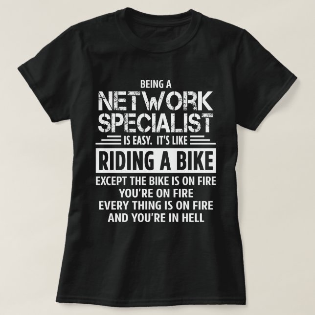 Network Specialist T-Shirt (Design Front)