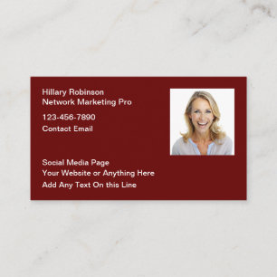 Networking And Marketing Professional Business Card