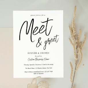 Networking Meet & Greet Simple Script Business Invitation