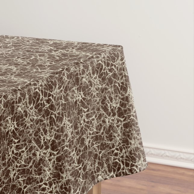 Networking Neurons on Red - seamless pattern. Tablecloth (In Situ)