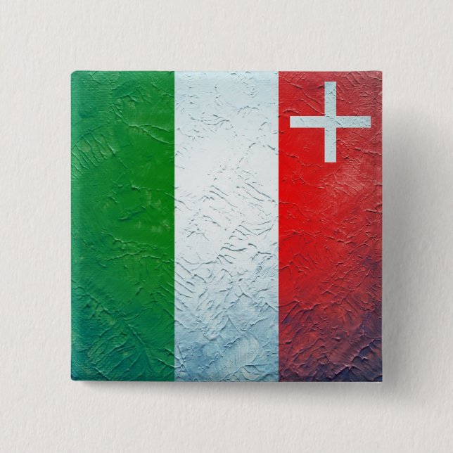 Neuchatel 2 Inch Square Button (Front)