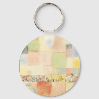 Neuer Stadtteil in M by Paul Klee Keychain