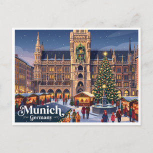 Neues Rathaus Munich Germany Postcard