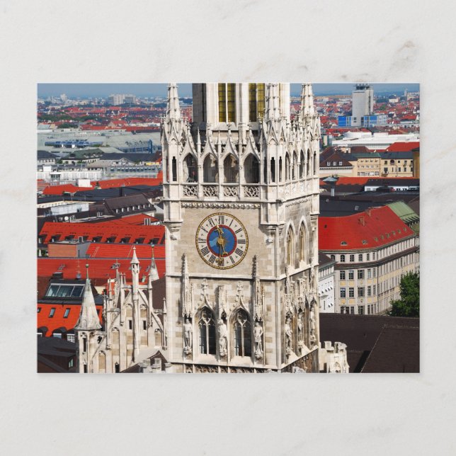 Neues Rathaus, Munich Postcard (Front)