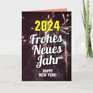 Neujahrskarte 2024 per SMS verschicken Holiday Card