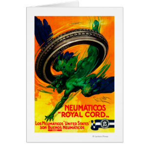Neumaticos Royal Cord Poster Vintage Europe