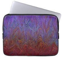 "Neural Firestorm" Abstract” Red Blue