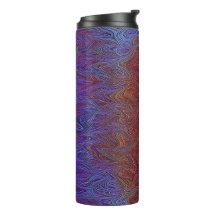 "Neural Firestorm" Abstract” Red Blue