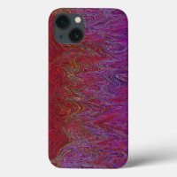 "Neural Firestorm" Abstract” Red Purple