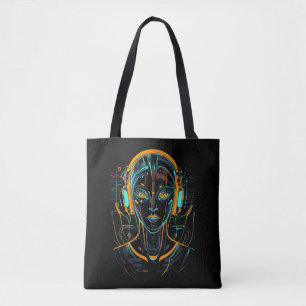 Neural Frequency Tote Bag