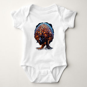 "Neural Harmony: A Vision of Clarity and Growth" Baby Bodysuit