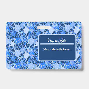 Neural Network Blue Neurons Badge