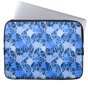 Neural Network Blue Neurons Laptop Sleeve