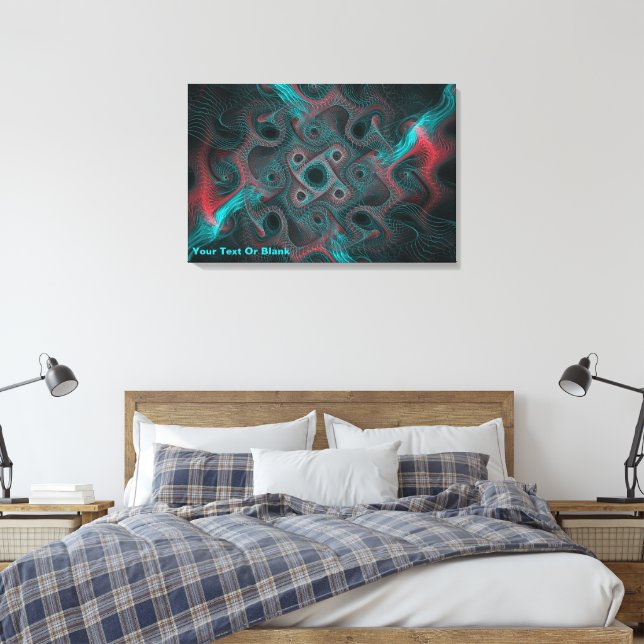Neural Network Canvas Print (Insitu(Bedroom))