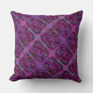 Neural-Pop Throw Pillow