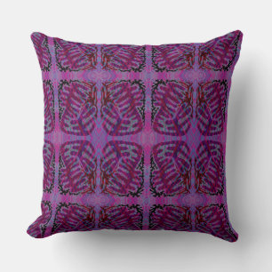 Neural-Pop Throw Pillow