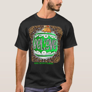 Neural Tube Defects Awareness Believe Ornament Leo T-Shirt