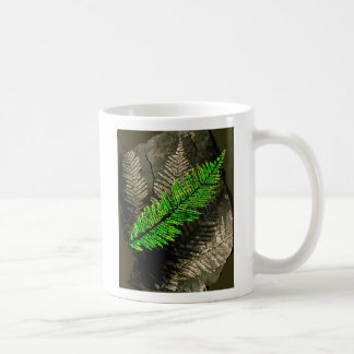 neuratt frond, neuratt fern tree carboniferous coffee mug