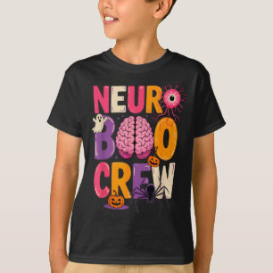 Neuro Boo Crew Halloween Anatomical Brain Anatomy T-Shirt